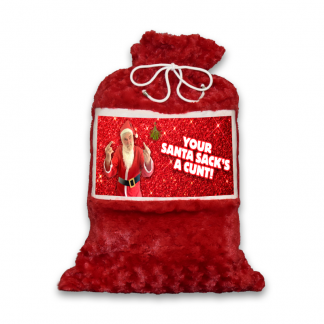 Your Santa Sack’s A C…! (Red Sparkle)