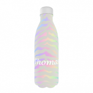 Personalised Water Bottle Holographic Animal Design