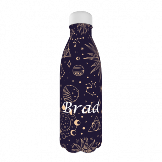 Personalised Water Bottle Stars Design