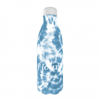 Personalised Water Bottle Tie Dye Design