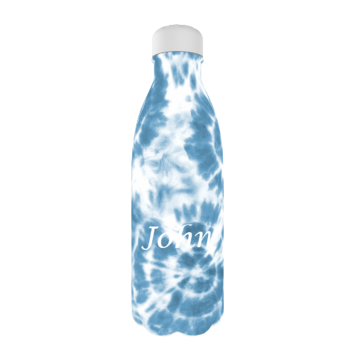 Personalised Water Bottle Tie Dye Design