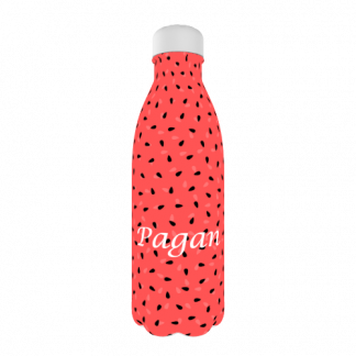 Personalised Water Bottle Watermelon Design